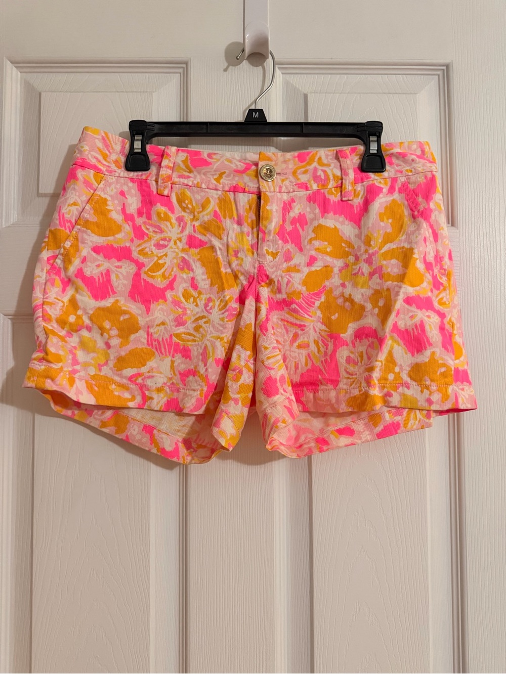 Lilly Pulitzer Women's Floral Pink & Yellow Shorts